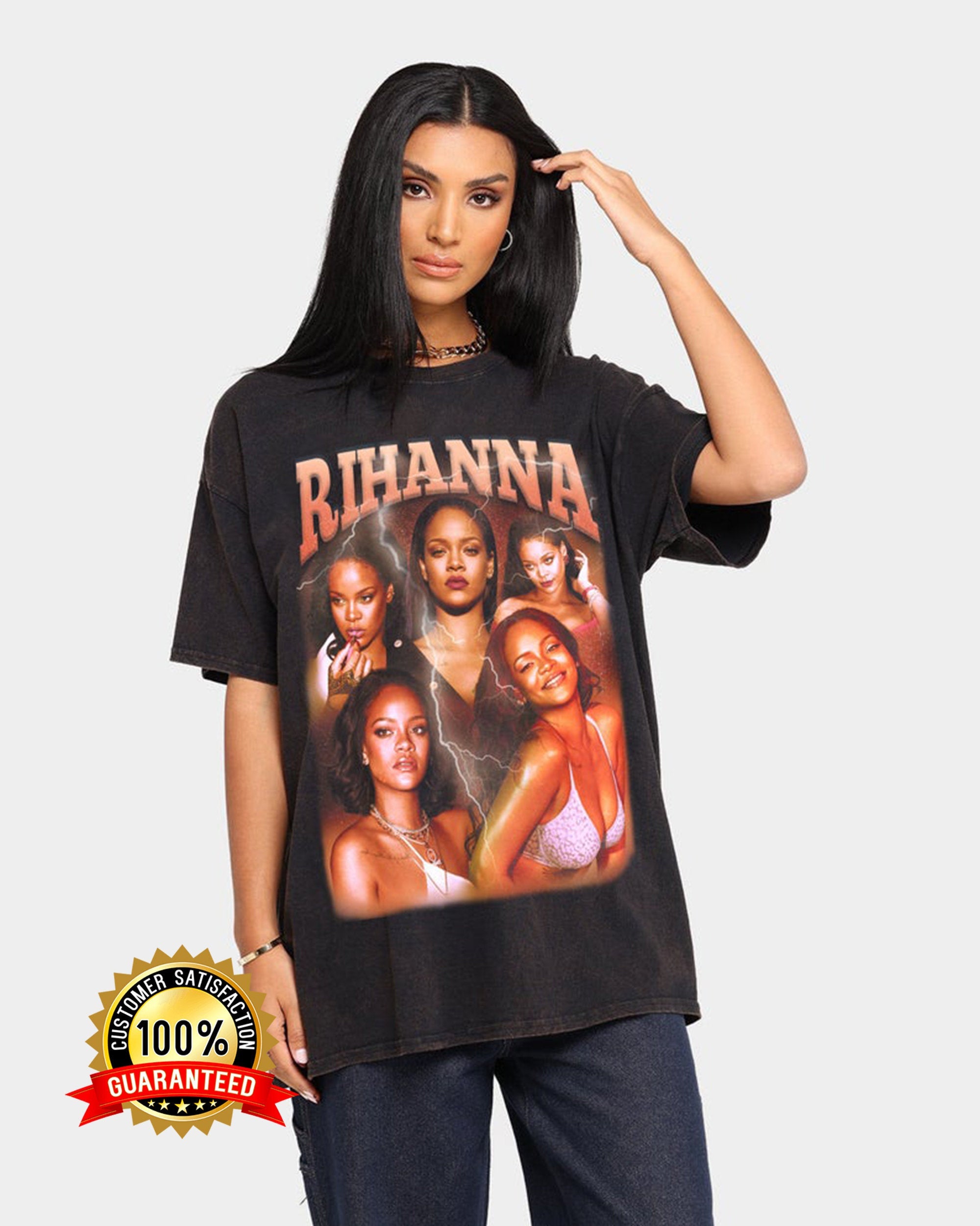 Solskoldning butik gevinst Rihanna Shirt , Rihanna tee , Rihanna – Badgal T-shirt , Rihanna Vintage  90's Hip Hop Rap Tour t shirt, bad girl riri, rihanna t shirt