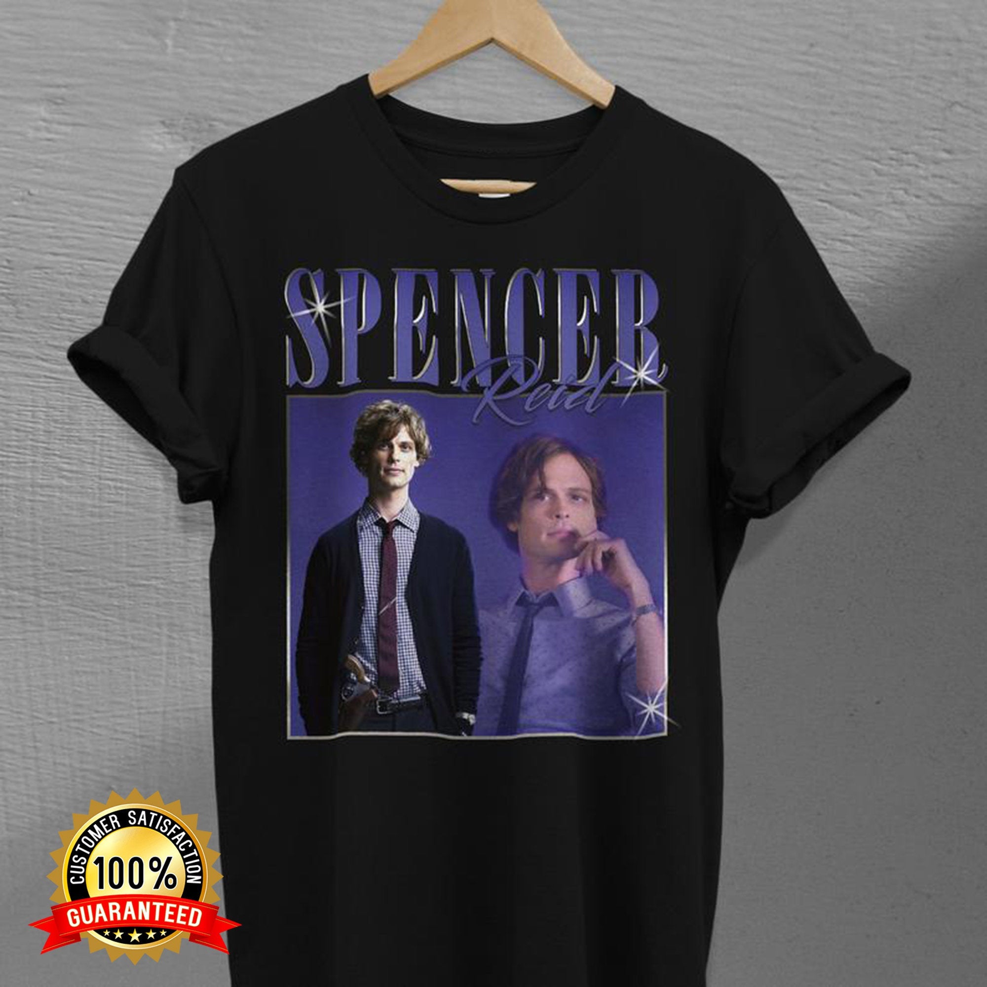 Vintage Spencer Reid. Criminal Minds TV Series. Homage T-shirt