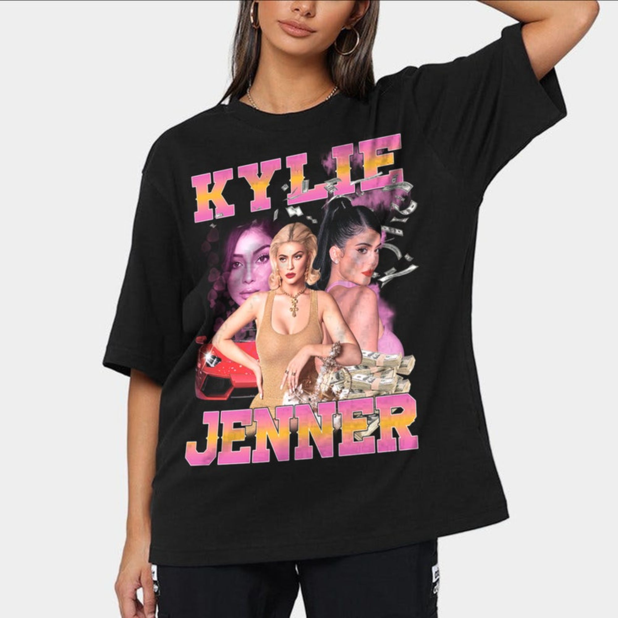 Ride Gym Plante træer Kylie Jenner Shirt, Retro Casual Shirt, Inspiring Kendall Jenner, Kendall Jenner  Shirt, Model Artist Tee, Trending Shirt, Fan Gifts