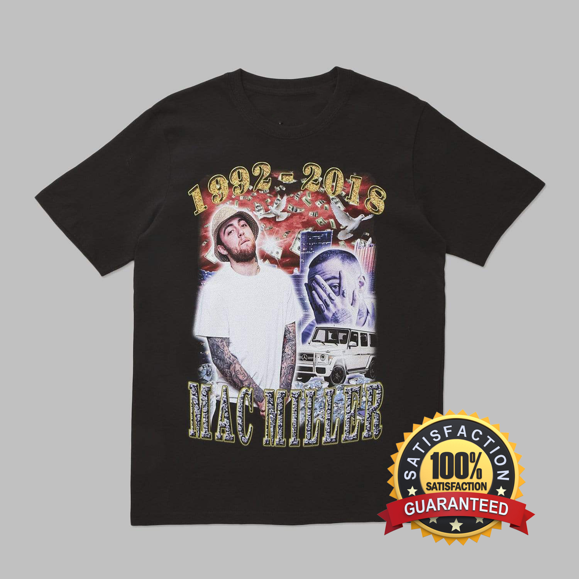 Mac Miller Rap T-Shirt, Mac Inspired T-Shirt, Vintage Rap 90's Tee, Bootleg Hip Hop Shirt, Mac Miller Blue Circles Lyrics T-Shirt