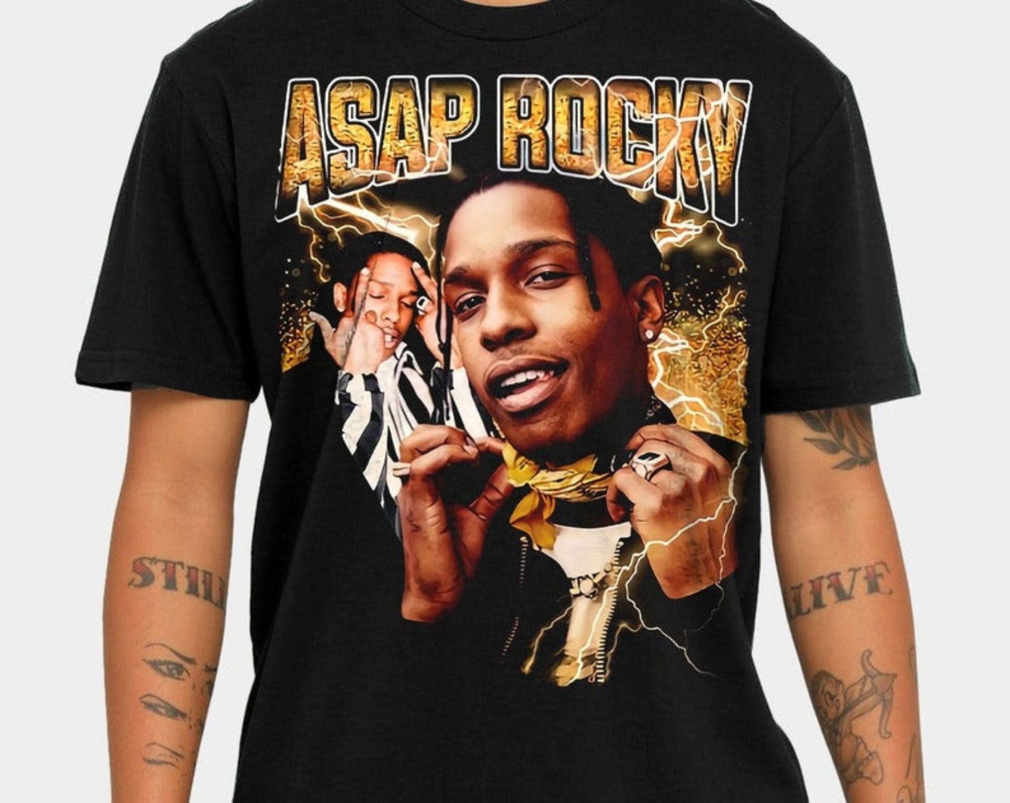 asap rocky shirt vintage tee rap hop asap merch gifts shirt
