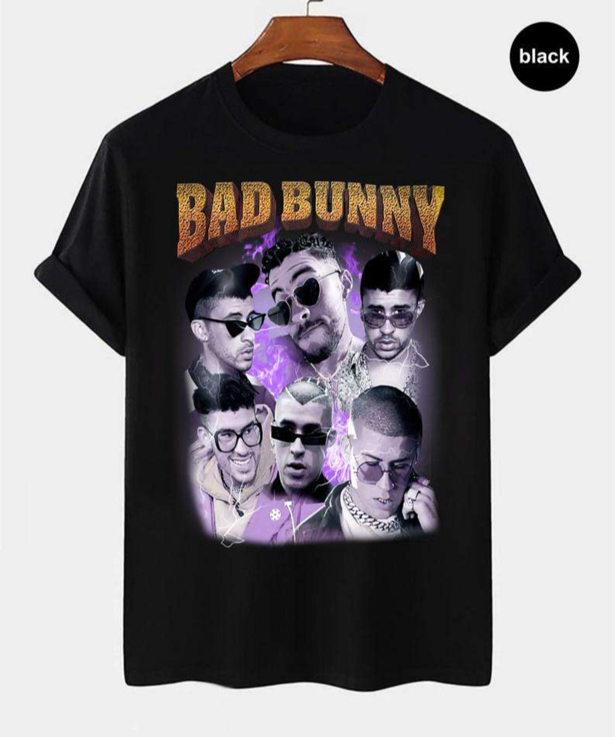 Rapper Bad Bunny Baseball T-shirt Women Men Hip Hop Boy Girl Tee Shirt  Summer Streetwear T Shirt Baseball Jersey Brand Clothing