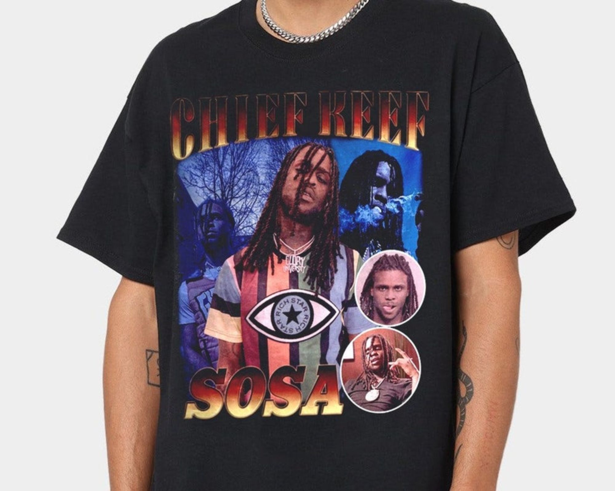 Awesome Amine Rapper Vintage 90s Rap T Shirt 