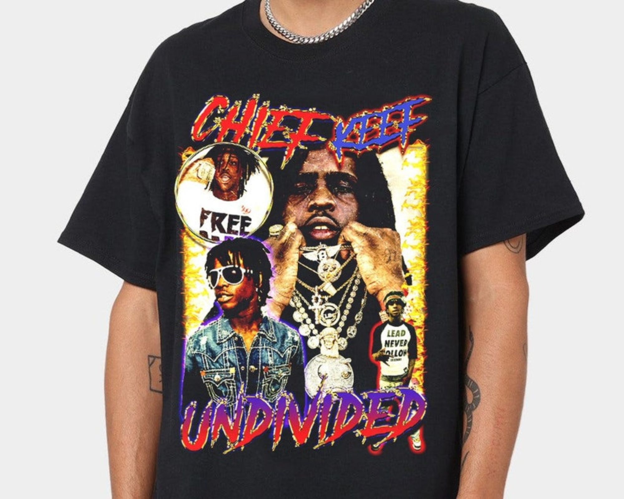 chief keef tee vintage rap shirt hop men39s women unisex tees