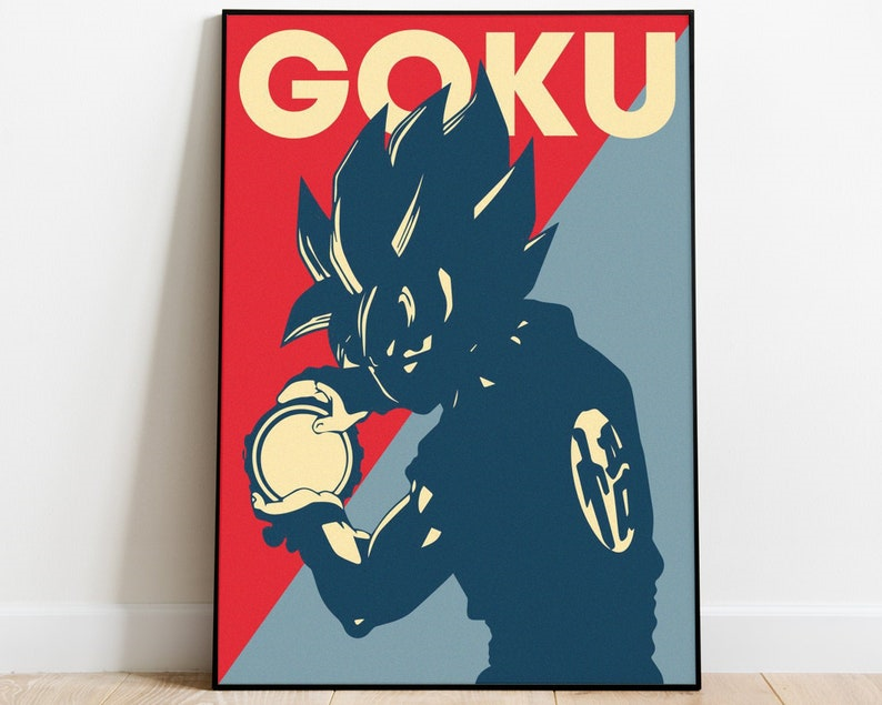 Goku Ultra Instinct LED Neon Poster (Dragon Ball Super)