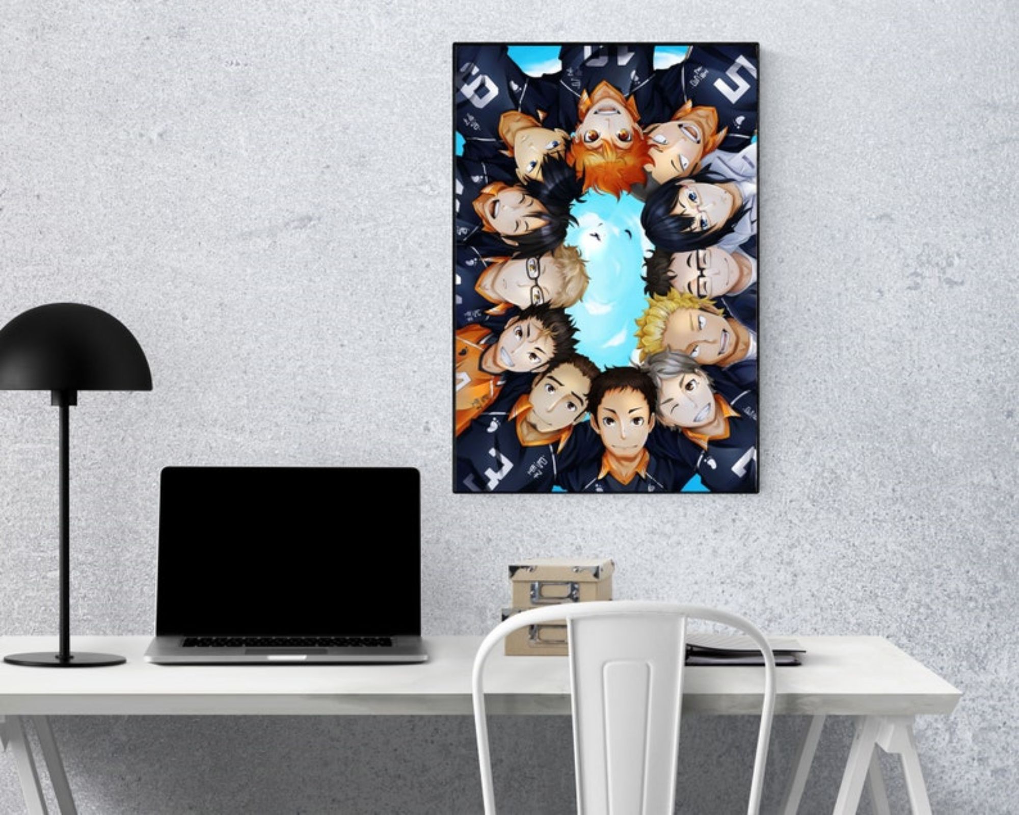 Anime Haikyuu Poster Volleyball, Anime Haikyuu Room Decor