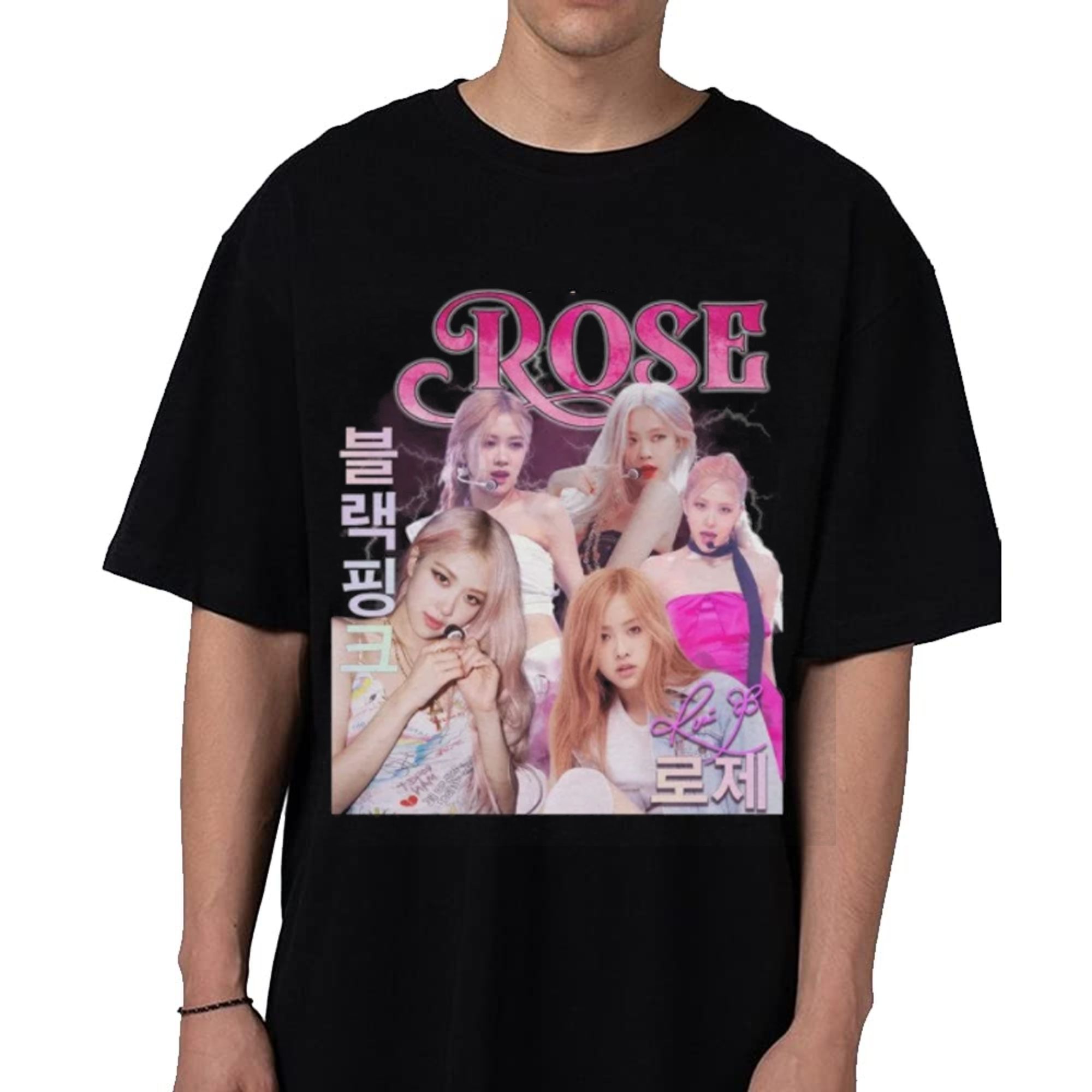 BLACKPINK ROSE Shirt,Kpop Tee