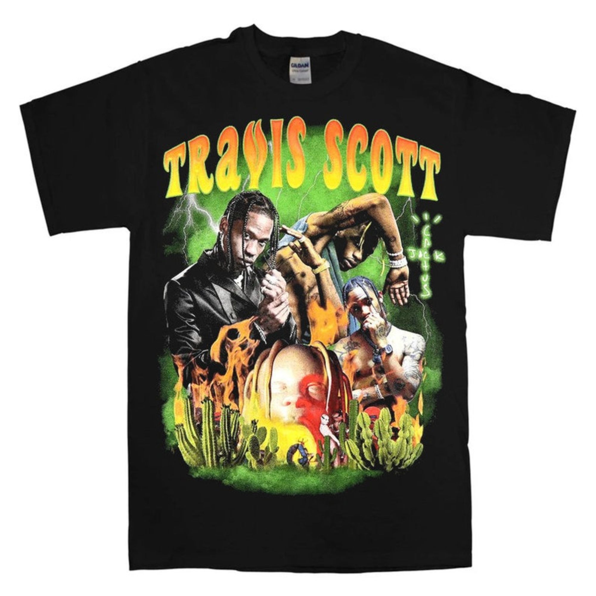 Cactus Jack T-shirt, Men's Women Unisex Travis Scott Rap Tee, Cactus Jack  Shirt, Cactus Jack Tee
