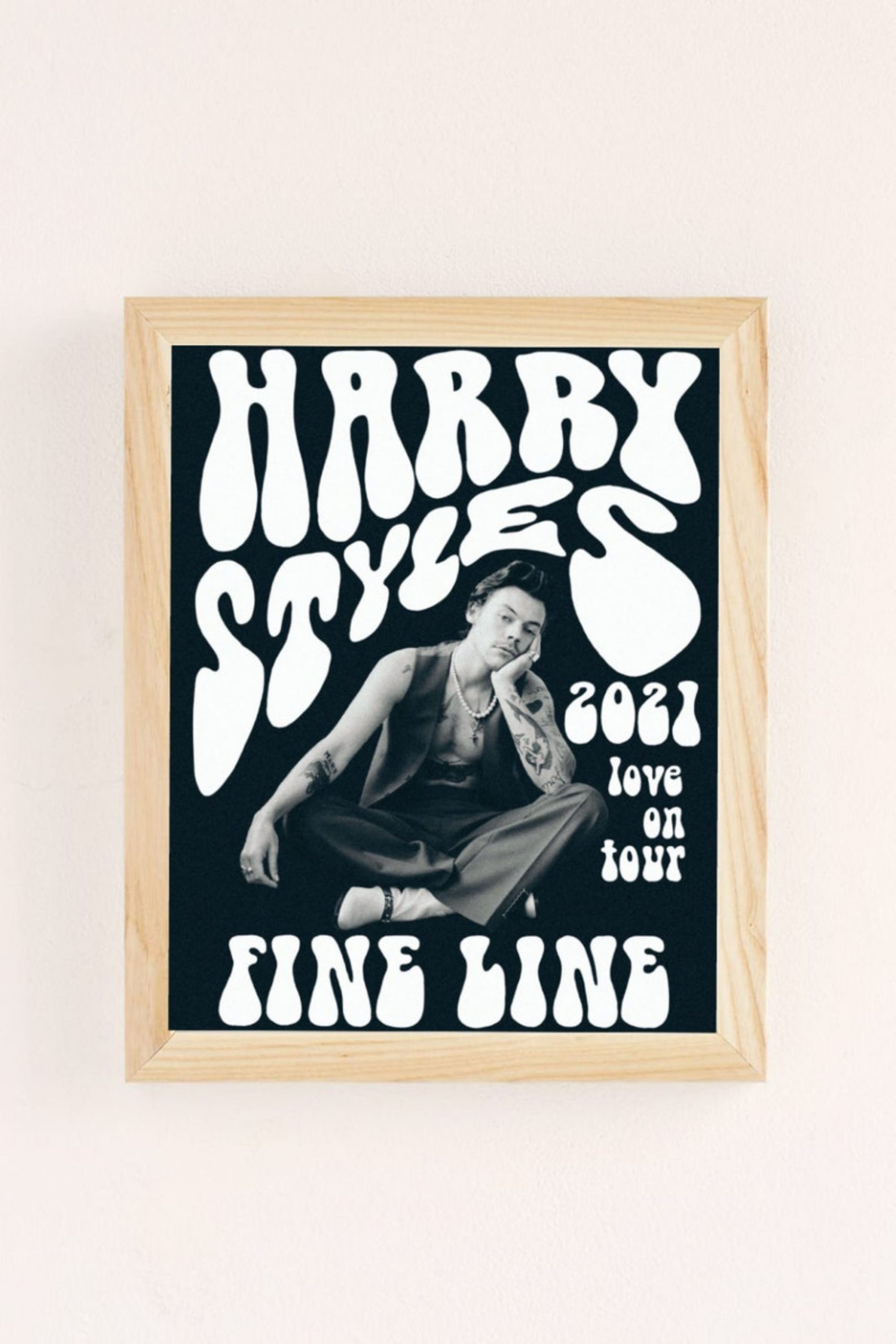 Harry Styles Vintage Fine Line Love on Tour Poster Print