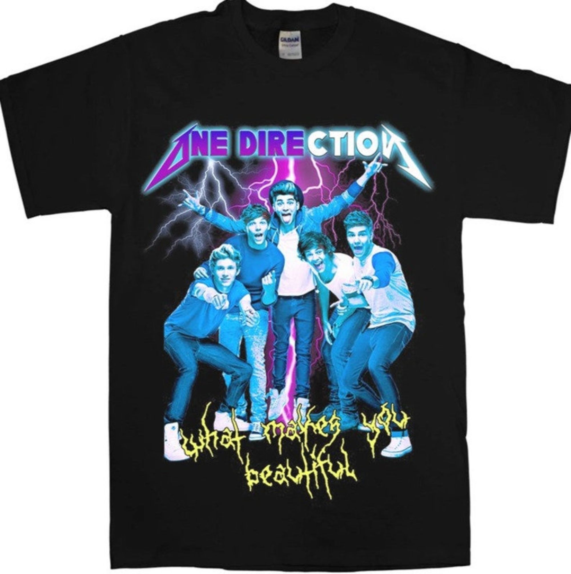 Heavy Metal Direction Shirt,One Direction Direction Tshirt,One Direction Heavy Metal Shirt,One Direction Shirt
