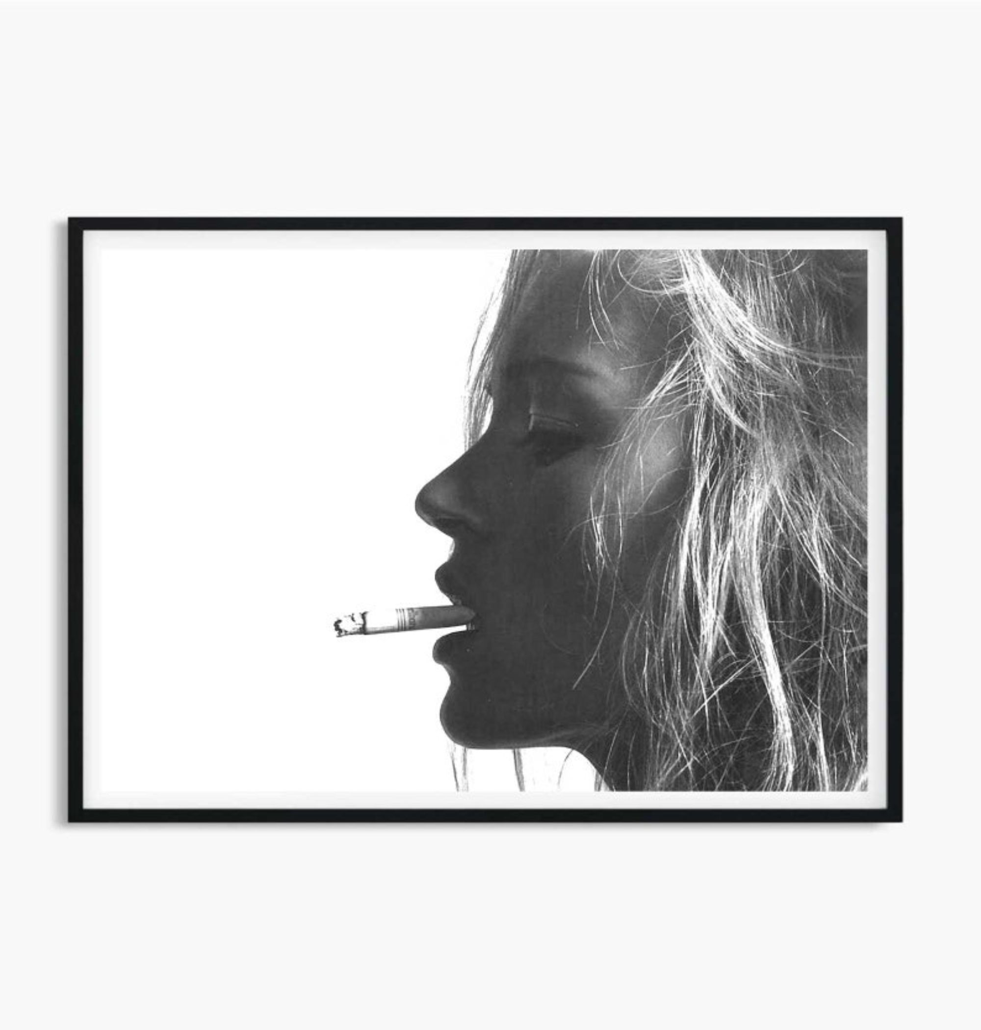 Kate Moss Cigarette Poster Kate Moss Smoking Print Kate Moss Poster Fashion Prints Scandi
