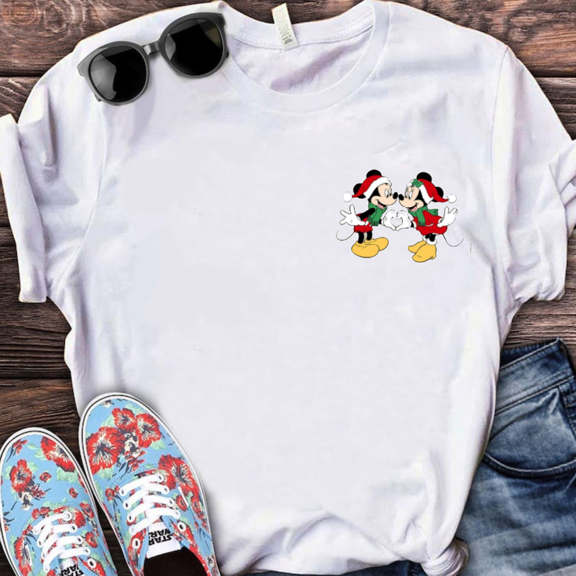 Mickey And Minnie Christmas Crewneck Shirt, Disney Couple Shirt, Disney  Shirt, Christmas Shirt, Christmas Gifts