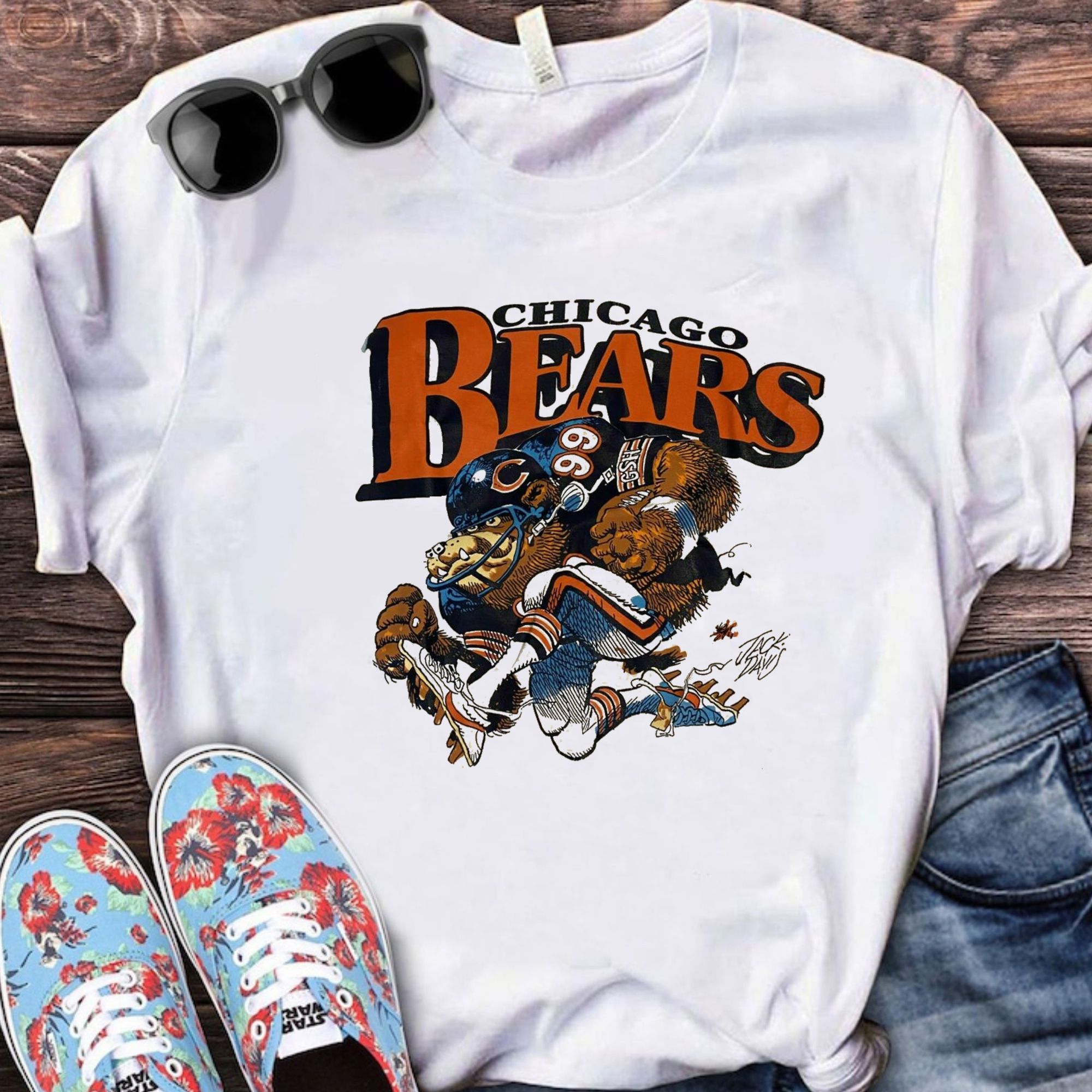 chicago bears vintage apparel