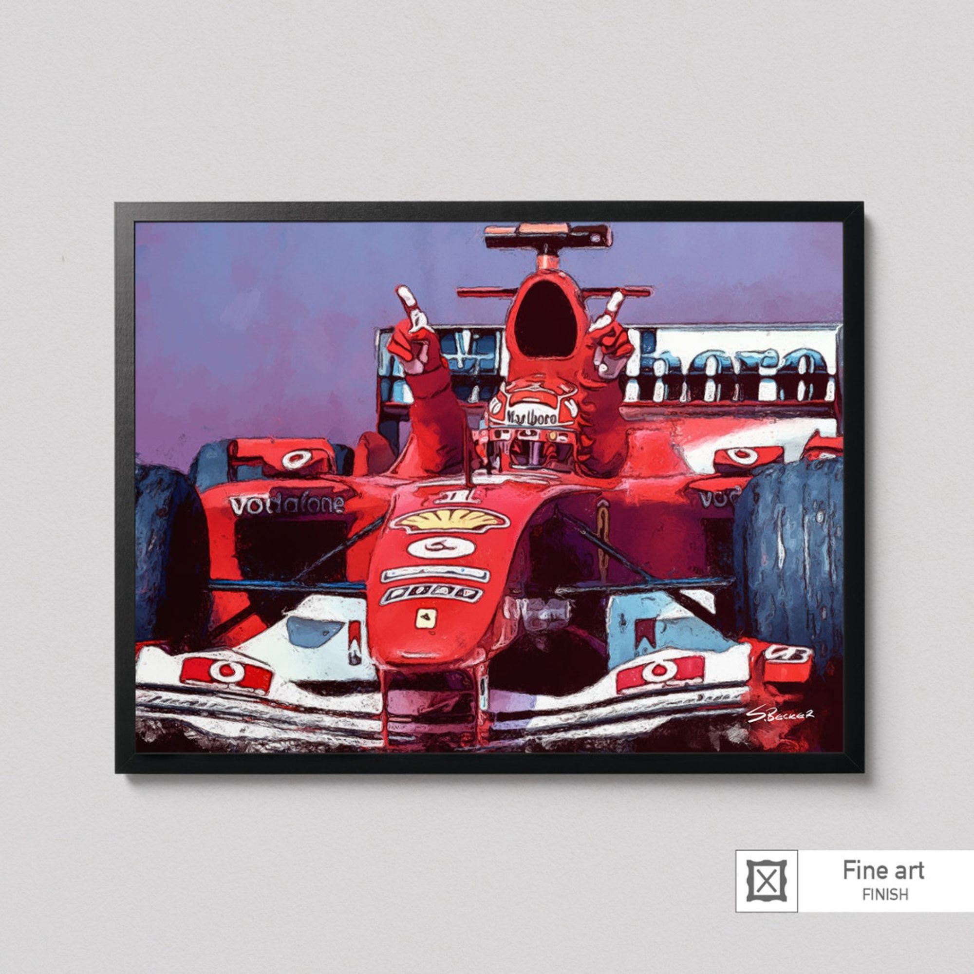 F1 GTR #11R - Curitiba Digital Art by Michael McCord - Fine Art America