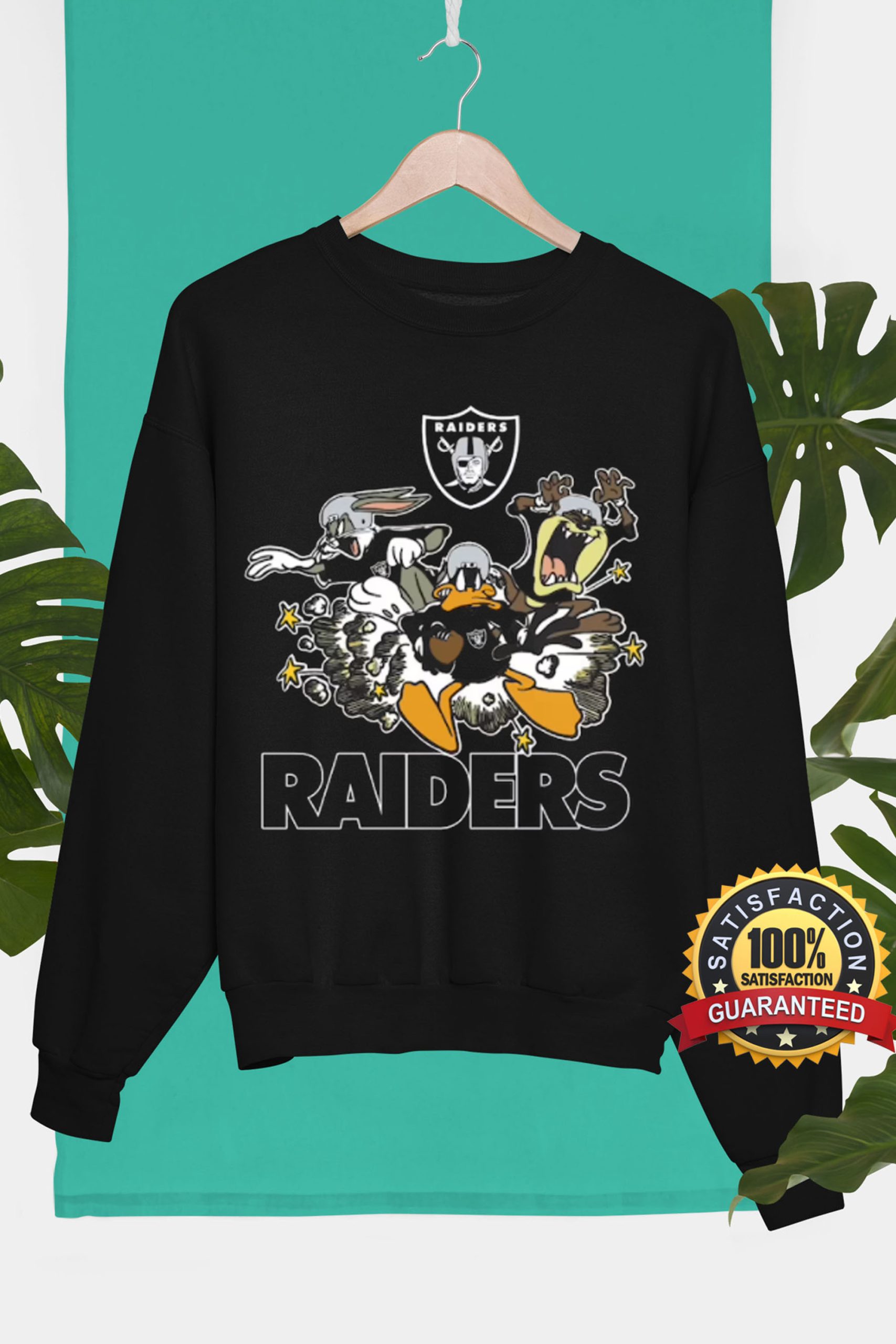The Looney Tunes Football Team Oakland Raiders Unisex Sweatshirt