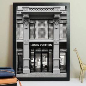 2 Prints Louis Vuitton Art, Louis Vuitton Poster, Fashion Print, Fashion  wall Art Printable, Black A