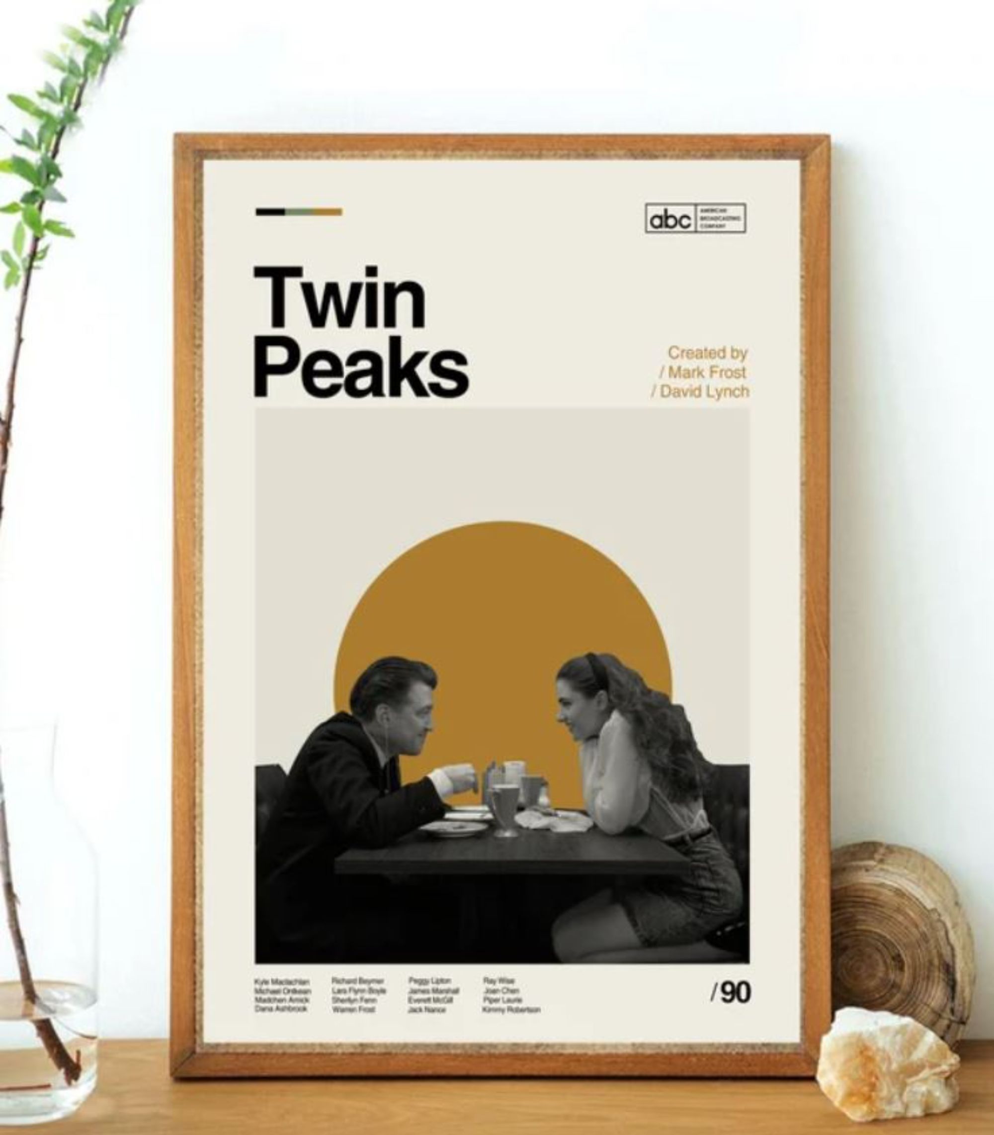 TWIN PEAKS – retro-modern, vintage inspired Poster, Art Print ...